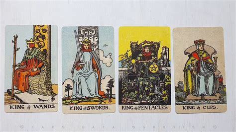 The King Cards of the Tarot .
